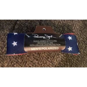 NWT Panama Jack Polarized Sunglasses Cord 4Th Of July Patriotic